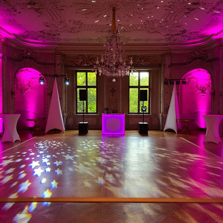 Lichtkonzept Hochzeits DJ